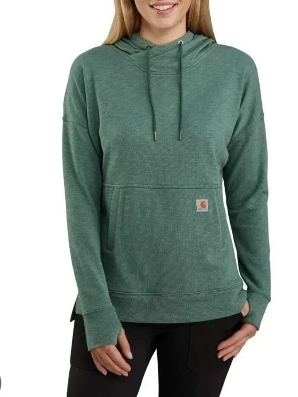 Carhartt Women’s Newberry Hoodie Sweatshirt Musk Green Size 2XL-NWT